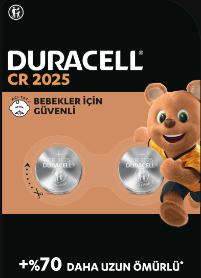 Duracell 3V 2’li Paket Özel Lityum Düğme Pil