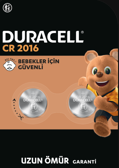 Duracell 3V 2’li Paket Özel Lityum Düğme Pil