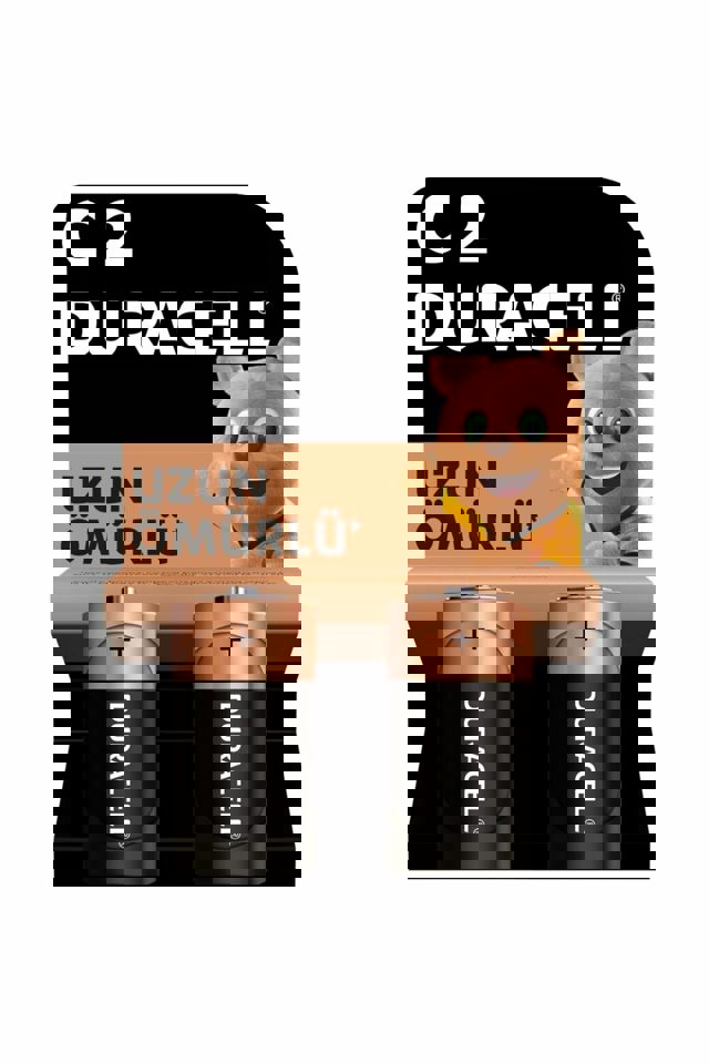 Duracell 1,5V 2’li Paket Alkalin C Pil
