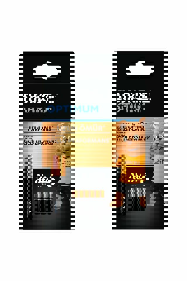 Duracell 6'lı AAA Optimum İnce Kalem Pil